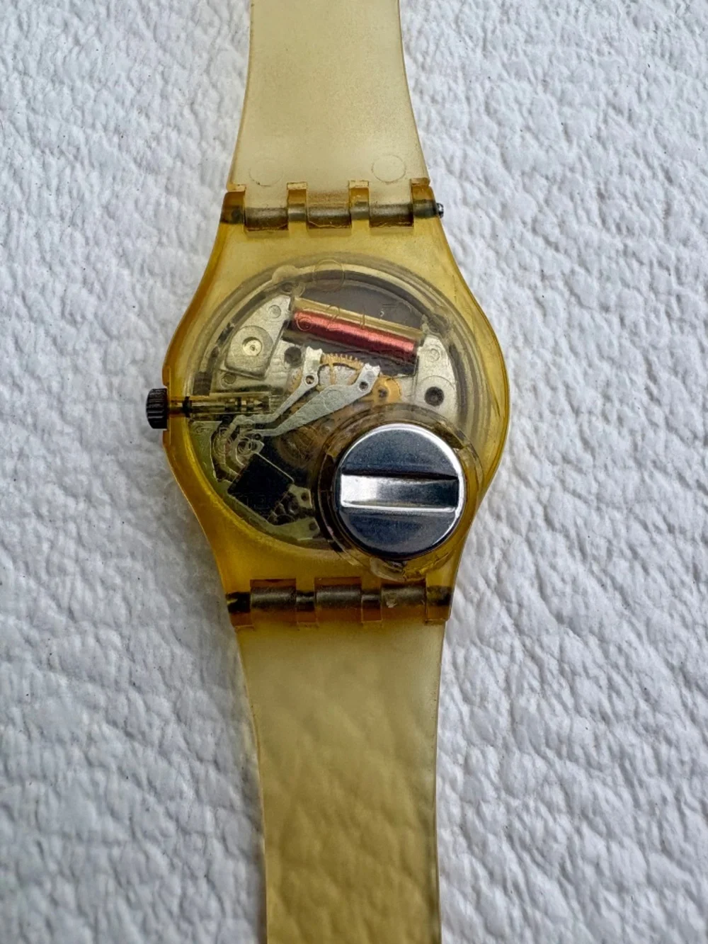 🖤 1986 Vintage Swatch Black Coral LK101 Watch